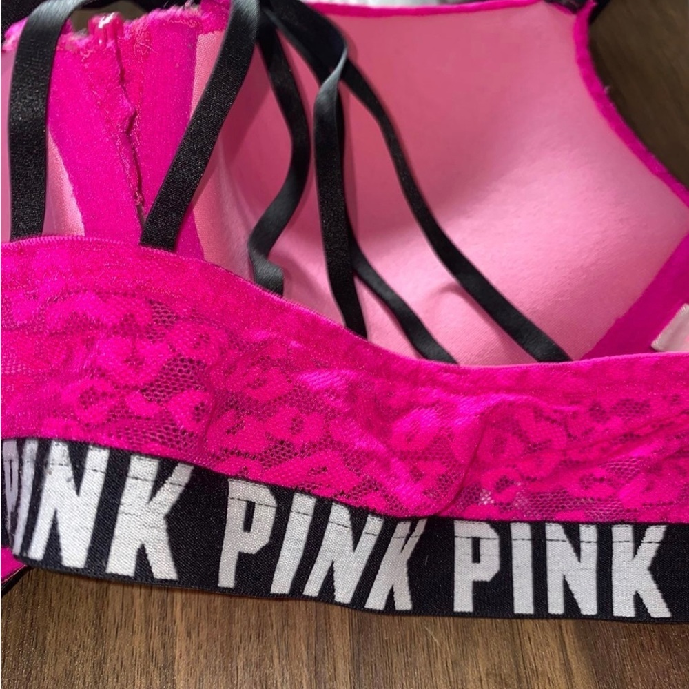 Pink Racerback Bra - Picture 2 of 4